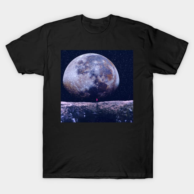 Moon Gazing T-Shirt by RiddhiShah